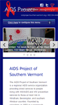Mobile Screenshot of aidsprojectsouthernvermont.org